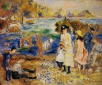 Renoir, Pierre Auguste - Children by the Sea in Guernsey